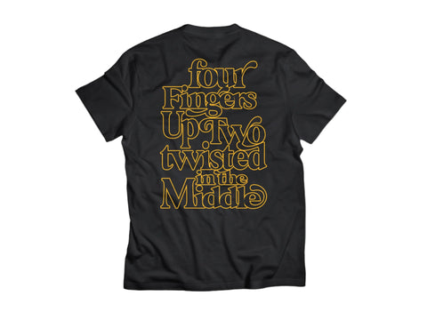4 Fingers Up - Black/Yellow