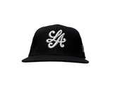 LA Script Snapback - Black