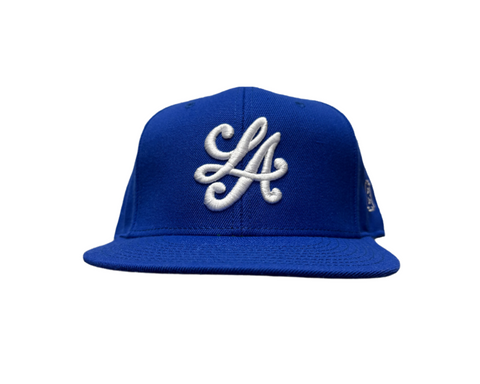 LA Script Snapback - Blue