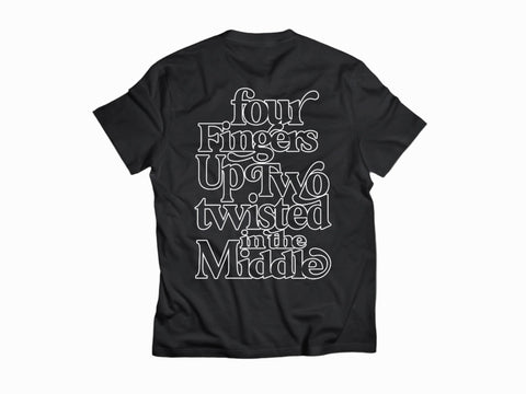 4 Fingers Up - Black/White