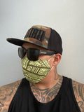 Green/Tan Face Mask