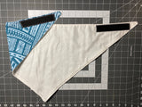 Light Blue/White Face Wrap