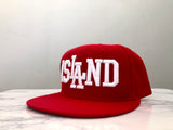 ISLAND Red Snapback
