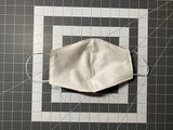 Tan/White Face Mask