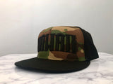 Hawaii Black/Camo Snapback