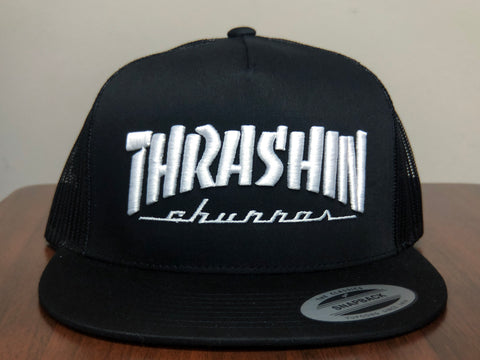 Thrashin Churros Trucker (Black/Black)